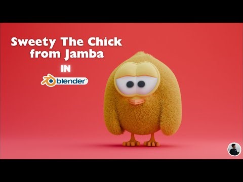 How to create Sweety The Chick from Jamba in BLENDER?!