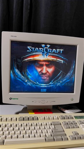 Retro Computer on Instagram: "StarCraft II is a fast-paced strategy game where three races battle for control of the galaxy. #retrocomputer #retrogame #90s #2000s"
