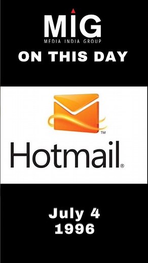 Hotmail: Debut of mass free email services