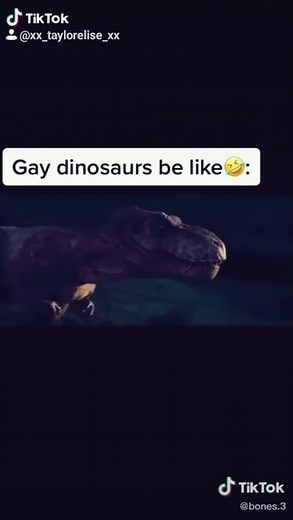 Gay dinosaur meme