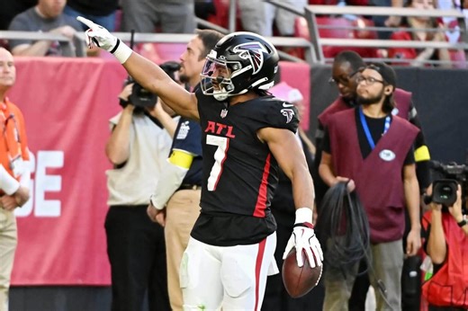 Bijan Robinson ‘big-time’ again, hitting 2,000-yard milestone in Falcons’ hometown victory