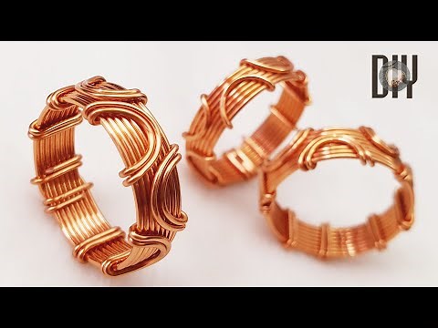 Double bubbles rings | Don't use stone | How to do | Copper jewelry | DIY @LanAnhHandmade 647
