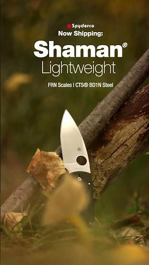 🚨Now Shipping 🚨 Spyderco Shaman Lightweight!