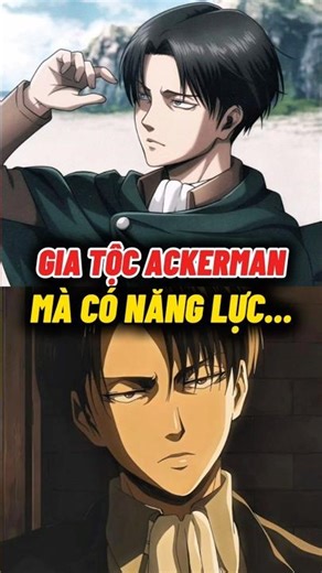 Gia tộc Ackerman mà được vậy thì lại bá quá #wibuchua #attackontitan #aot #shorts #ackerman