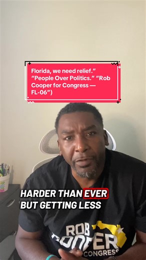 Florida Needs Relief: People Over Politics
