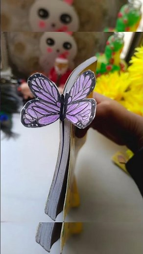 Cute Butterfly Bookmark DIY 🦋 | Best Craft Idea for Beginners