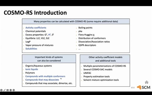 AMS开发组COSMO-RS/COSMO-SAC中文视频讲座：第一部分-AMS图形窗口操作使用COSMO-RS/SAC进行计算