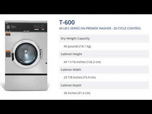 T-600 C-Series On Premise Washer Dexter
