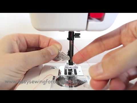 Setting Up Your Elna Mini or Janome Sew Mini Threading the Top Part of the Machine