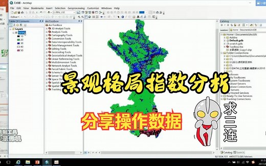 FRAGSTATS景观格局指数分析 土地利用景观指数 FRAGSTATS软件下载、安装与 景观格局指数操作