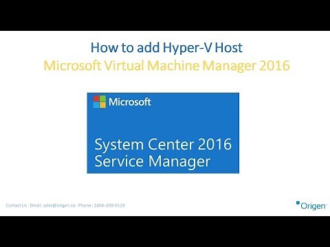 How to add Hyper V Host Microsoft Virtual Machine Manager 2016