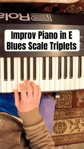 How To Play Blues Piano: Improvising the Blues Scale with Triplets