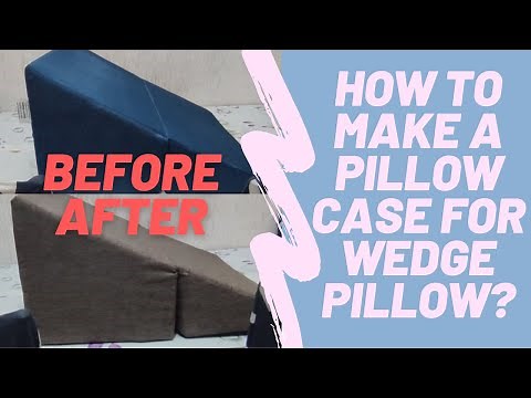 HOW TO MAKE PILLOW CASE FOR WEDGE PILLOW(TAGALOG) PAANO GUMAWA NG PUNDA NG WEDGE PILLOW| Aui's Cover