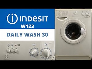 Indesit Evolution W123 Washing Machine - [8] Daily Wash 30