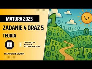 MATURA Z INFORMATYKI 2025 | ZADANIE 4 oraz 5 - TEORIA