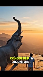 In 1951, a struggling circus owner bet he could walk an elephant to the top of a California mountain. 🏞 Thousands watched as Queenie the elephant made the six-hour climb, creating a national sensation and saving the circus. This is the true, heartwarming story of a crazy bet that paid off. 🐘 Like and share for more true stories please. #Elephant #Circus #1950s #California #Stunt #History #MtRubidoux #TrueStory #Animals #Shorts | Did you Know it?