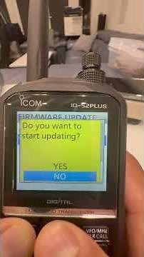 Icom id 52e plus firmware update after mars mod