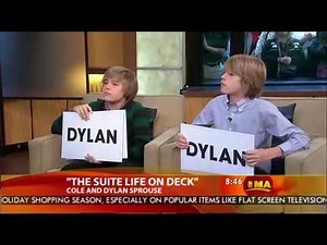Dylan & Cole Sprouse on Good Morning America - 2008.