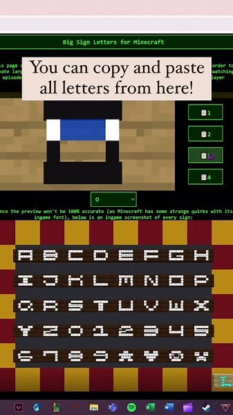 Capuchinbird • Minecraft builds and inspiration! on Instagram: "To make the sign you use this ■ symbol to make bigger letters in vanilla survival minecraft! It’s perfect if you don’t want to use banners or have a 5 letter word on 3 blocks! I have been using this for my western town buildings and find them to fit the world way better than banners. 鸞 Follow for more minecraft tips and building inspiration!  Save for later!!"