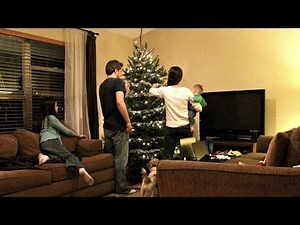 CHRISTMAS TREE DECORATING TIME LAPSE