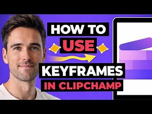 how to add keyframe in clipchamp