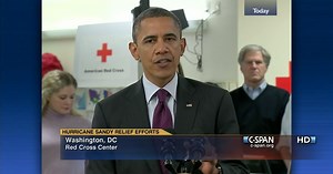 President Obama on Hurricane Sandy Relief Efforts