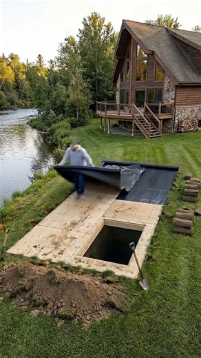 I Built a SECRET Underground Cinema! | One Legends