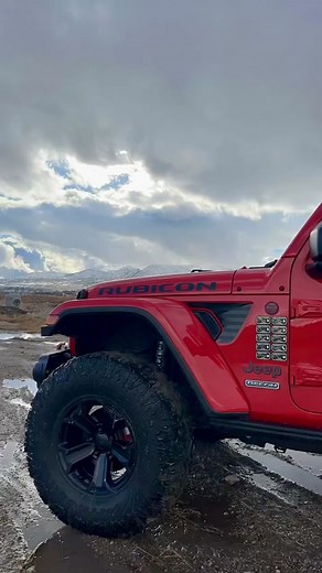 Nonstop fun in my Rubicon. #Jeep #JeepWrangler #Rubicon #ReconEdition #OffRoad #RedJeep #LiftedJeep ##Mud