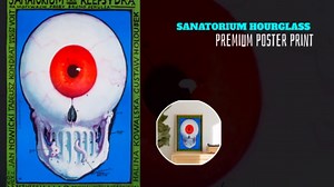 Archive Cinema Sanatorium Hourglass Movie Poster Art Print, 11"x17", 1973 Polish Movie, Retro Movie Wall Art, Made in USA