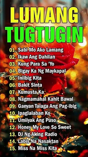 Pamatay Tagalog Love Song ❤ Best 2024 Opm Lumang Tugtugin 60s 70s 🎶Pure Tagalog Pinoy Old Love Songs