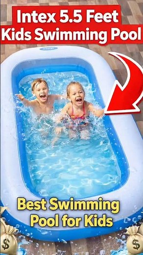 Best *kids swimming pool 🏊‍♂️ summer 2026 | Intex 5.5 feet kids swimming pool #shorts #bathtub