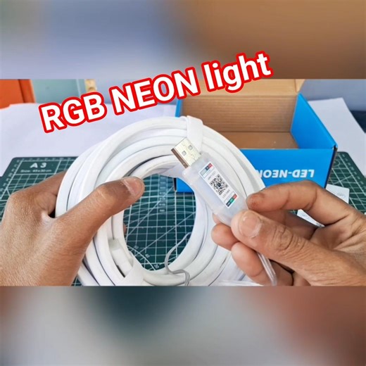RGB neon light #diy creative project