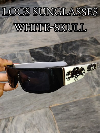 Stylish Locs Sunglasses - The White-Skull Trend