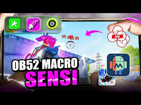 Free Fire 🔥 Android Macro Sensi OB52 🎯 Tutorial | Macro Droid 👺 Settings ⚙️ Tutorial OB52 Macrod 👺