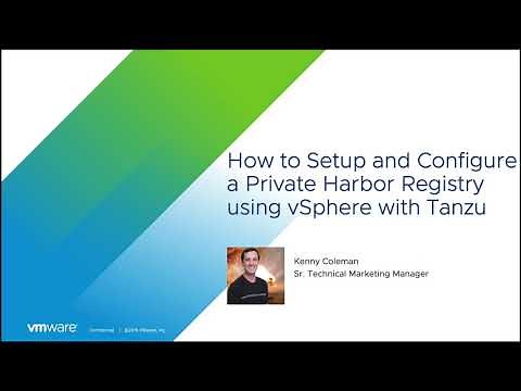 How to Set Up a Harbor Registry with Self-Signed Certificates for Tanzu Kubernetes Clusters