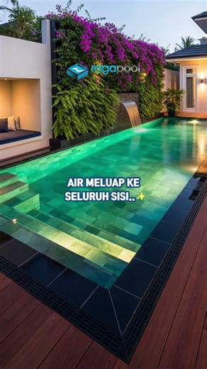 SKIMMER vs OVERFLOW: Which team are you on? ✨ #swimmingpool #dreamhome