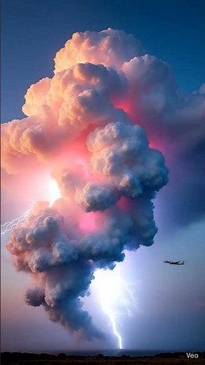 Epic Lightning Storm in the Sky | Cinematic AI VideoMassive Thundercloud and Lightning | AI