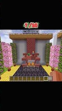 How to Build a Cozy Minecraft Fireplace #tweening #fireplace
