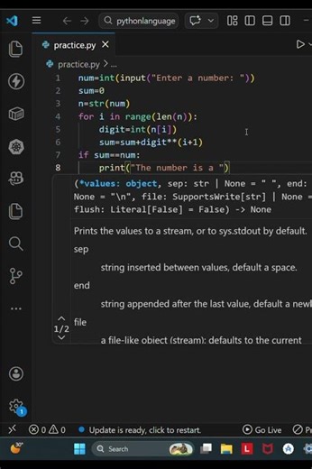 45 Python Program to check a number is a disarium number or not