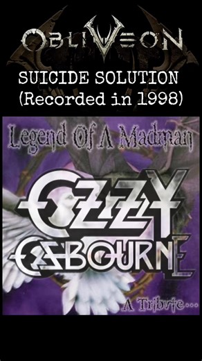 OBLIVEON Covers Ozzy Osbourne's Suicide Solution