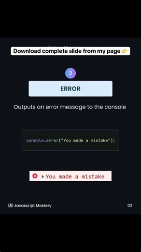 JavaScript Console #javascript #frontend #backend #fullstack