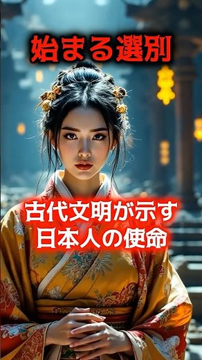 2025年に始まる選別！古代文明が示す日本人の使命#都市伝説 #ミステリー #次元上昇