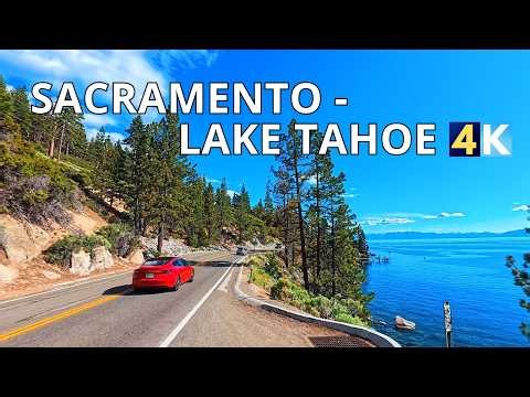 Stunning Scenic Drive from Sacramento Valley to Lake Tahoe via Historic US 50 4K | USA