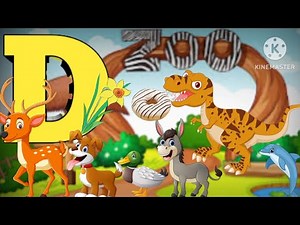 Starfall - Alphabet- letter D | Listening, reading, phonics | The Letter D Phonics Song |Animatedzoo