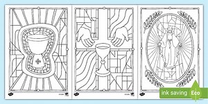 Communion Mindfulness Colouring Pages