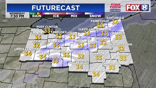 WATCH: Meteorologist Jenn Harcher is tracking bursts of light snow showers this evening, and there's more on the way. She's detailing the timing and totals below. MORE: fox8.com/weather | Fox 8 News