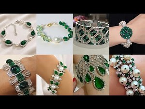 Outstanding 😍 Green Emerald Bracelet Designs — Latest Collection