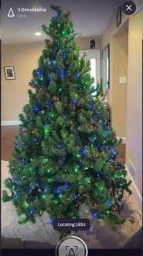 Twinkly Christmas Tree String LED Lights in my Smart Home #twinkly #smarthome #homeautomation