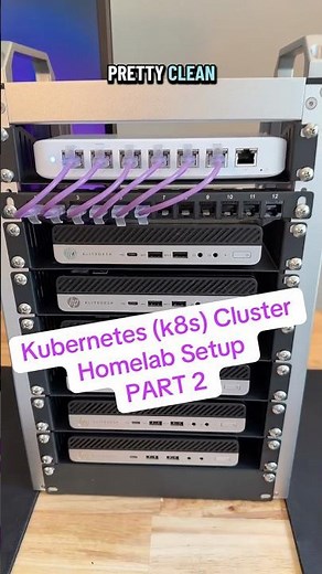 Kubernetes cluster racked! #kubernetes #talos #tech