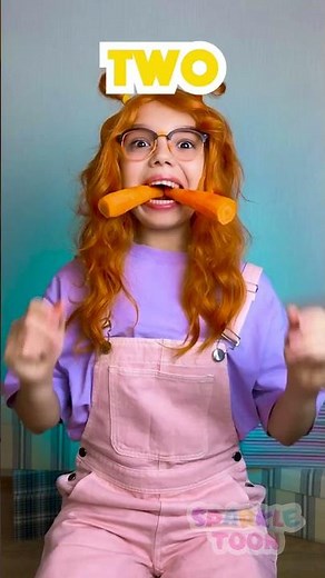 🥕 Let’s Count the Carrots Together! 😄 Fun Number Time! #Learning #Kids #Shorts